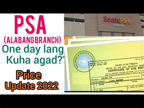 psa alabang branch|Directory .